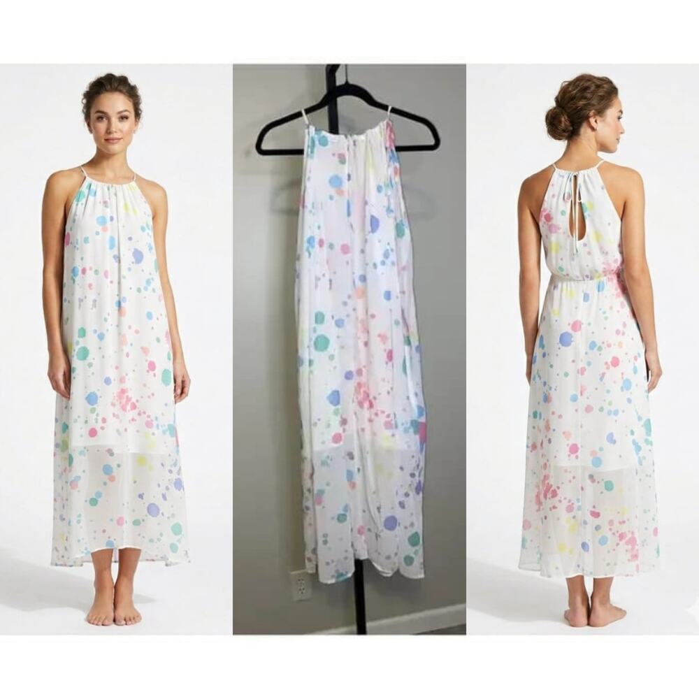 Dress With Multi-colored Print by Gabriela Rich
